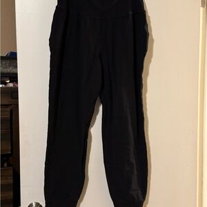 Athleta Salutation Black High-Waisted Joggers
